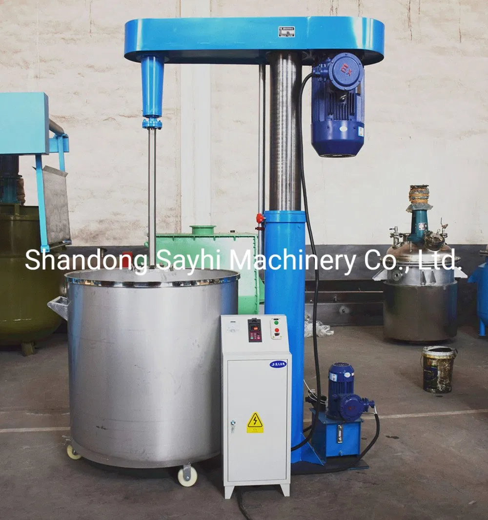 1000L Hydraulic Lifting Variable Speed Dissolver for Water-Based Paint/Acrylic Paint