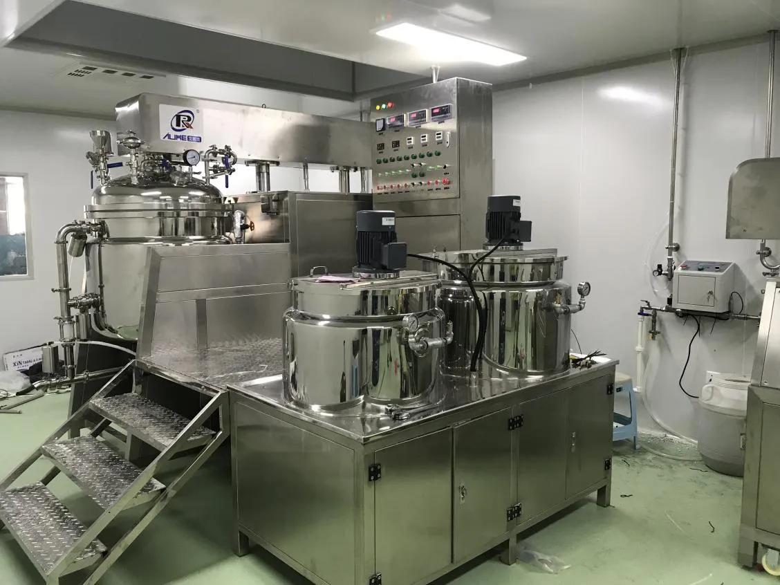 100L Vacuum Emulsifying Mixer Mixing Machine Homogenizer Emulsifier for Shampoo and Conditioner Production