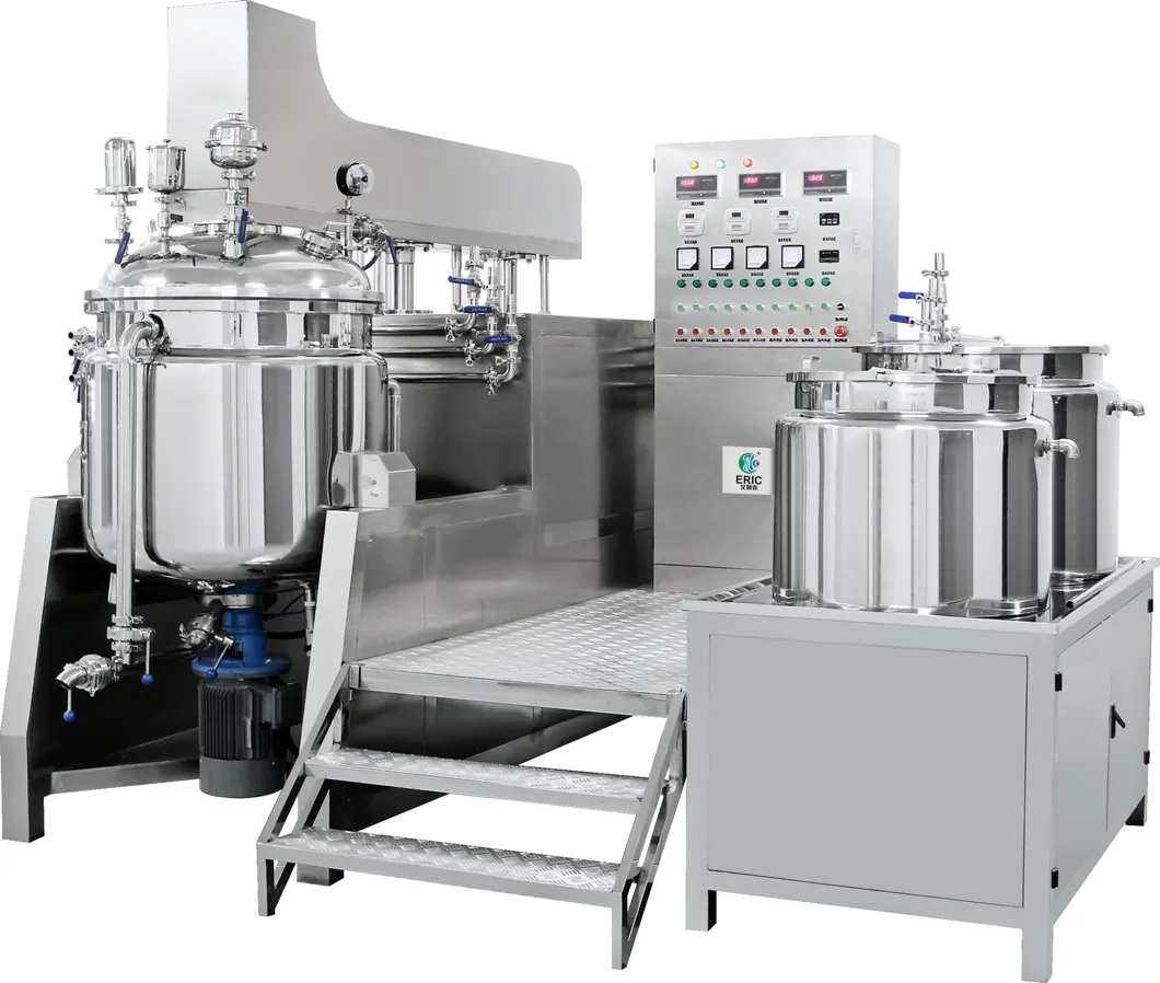 100L Vacuum Emulsifying Mixer Mixing Machine Homogenizer Emulsifier for Shampoo and Conditioner Production