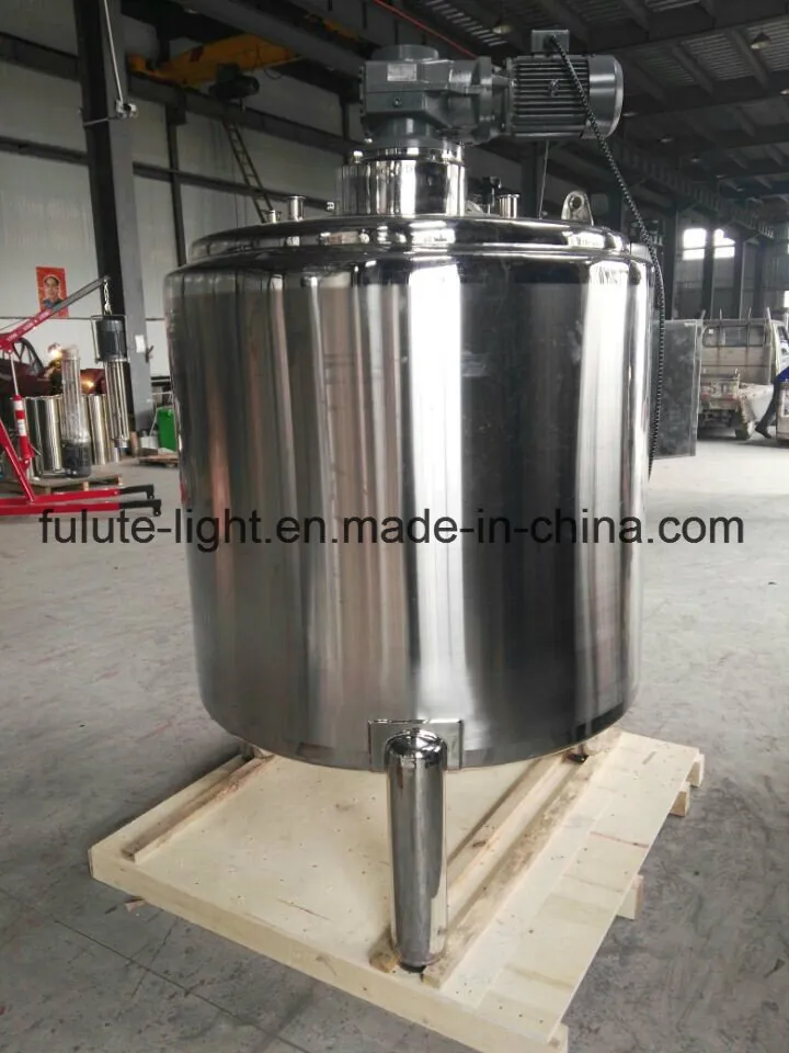 1500 Liter Double Jacketed Stainless Steel Agitated Tank