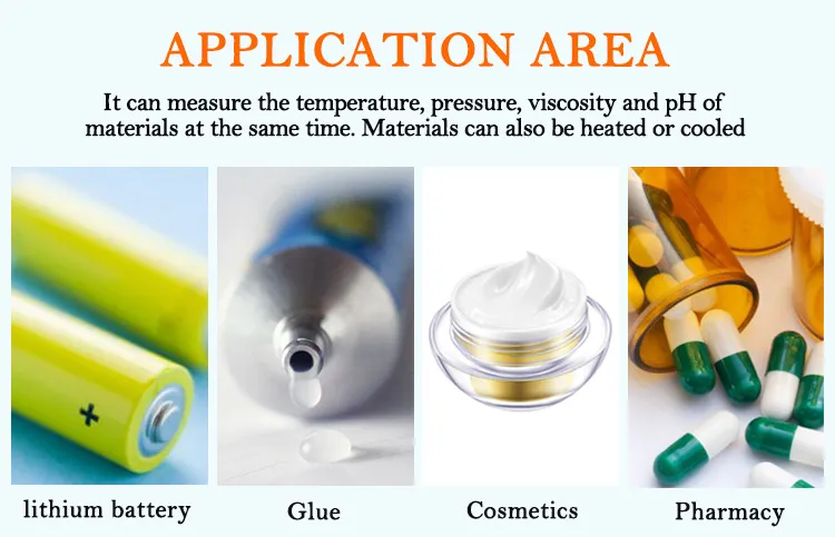 1L/2L/5L/10L Shampoo Soap Vacuum Stirring Stainless Steel Emulsifier Mixer Homogenizer
