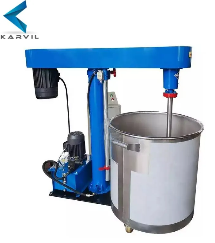 2.2kw Hydraulic Lifting High Speed Disperser Paint Dispersion Machine Industrial High-Speed Paint Mixer