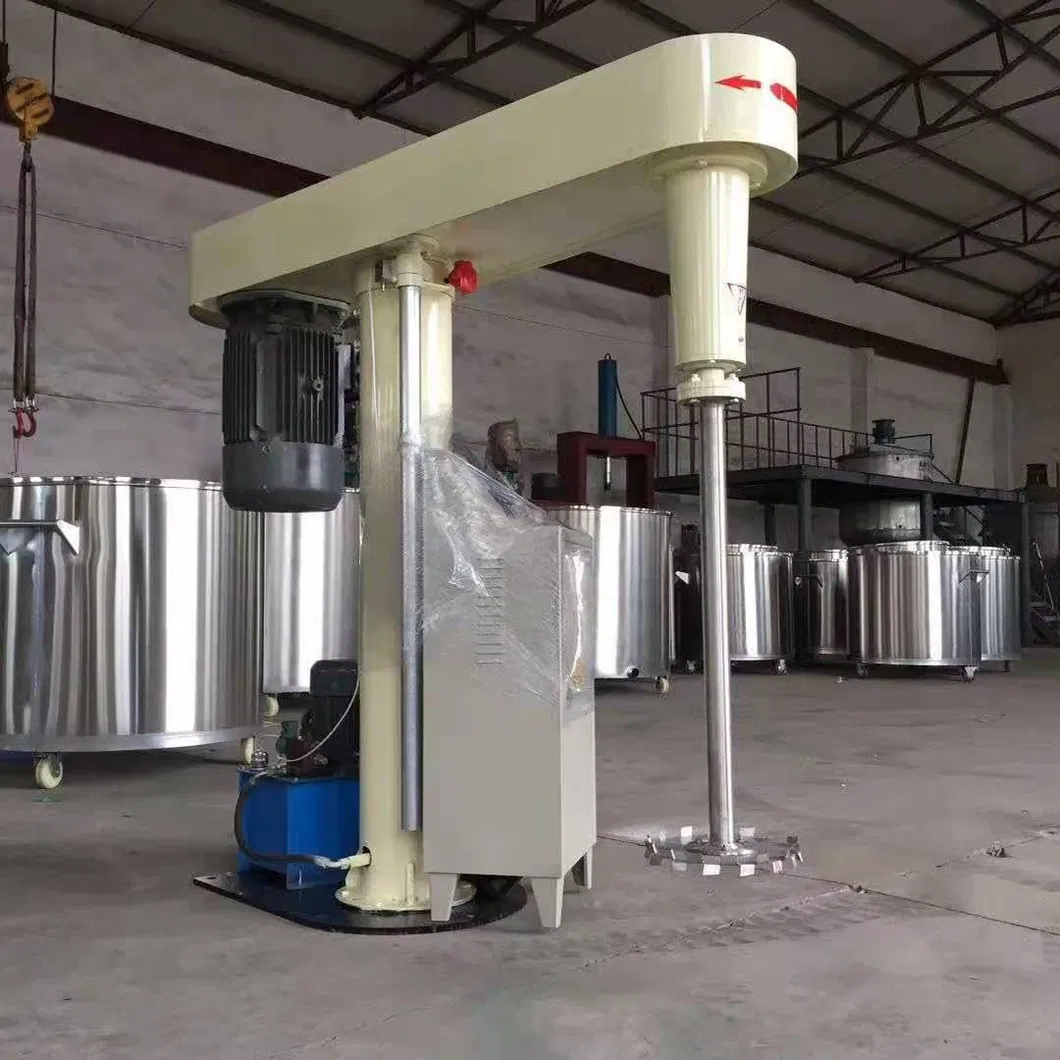 200-1000L /Hr Hydraulic Lifting Disperser for Mixing Paint