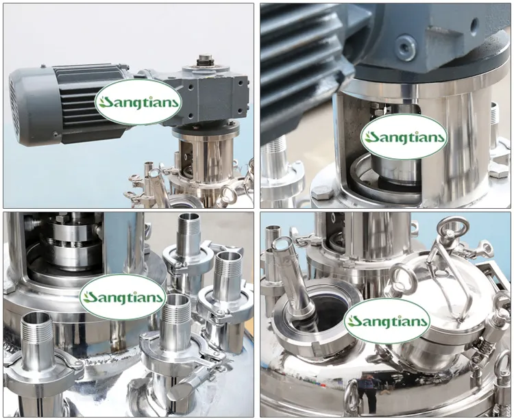 200L 300L 2000L 3000L 4000L 5000L 8000L Small Mini Electric Heating Chemical Reactor Tank