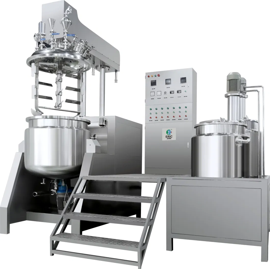 300L Vacuum Emulsifying Mixer Machine for Shampoo and Conditioner Production Homogenizer Emulsifier