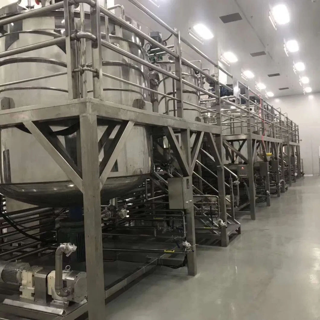5-5000L Stainless Steel Homogenizing Vacuum Emulsifying Mixing Tank for Softgel