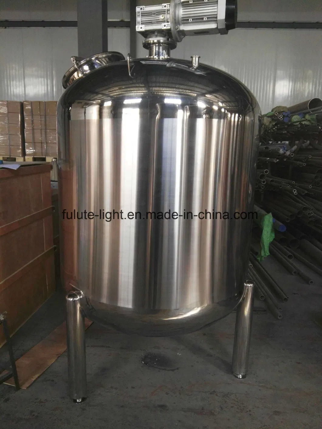 500 Liter Stainless Steel Agitated Tank