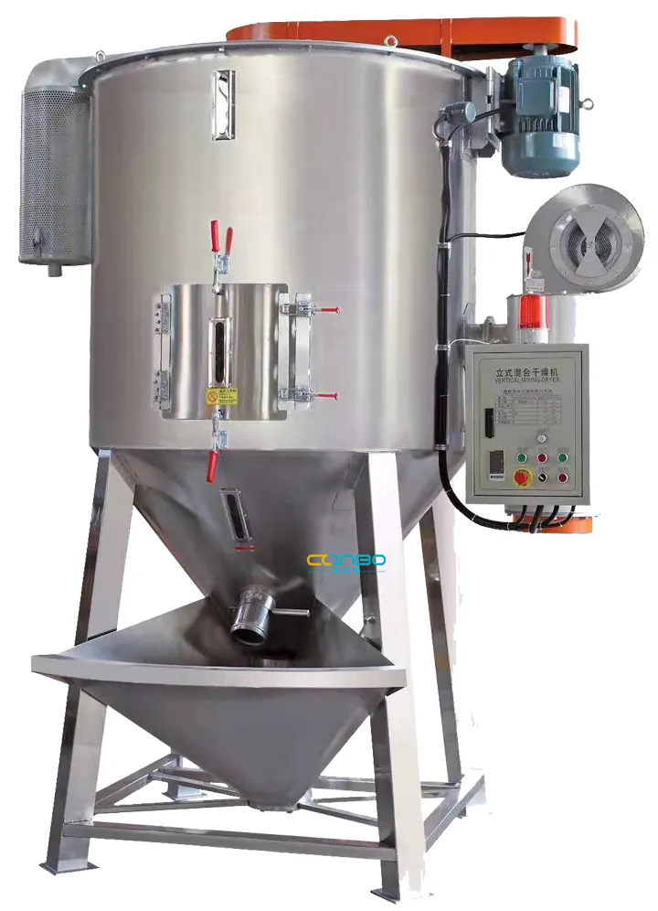 500kg 1000kg 2000kg Color Pellets Drying Mixer for Plastic LDPE HDPE Rotomolding