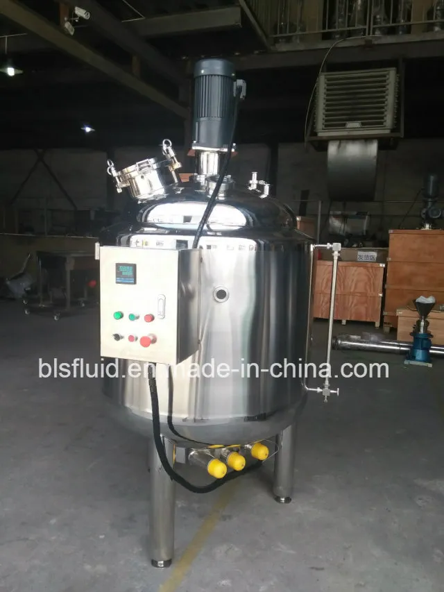 500L Electric Heater Jacket Milk/Wine Batch Pasteurizer with Agitator