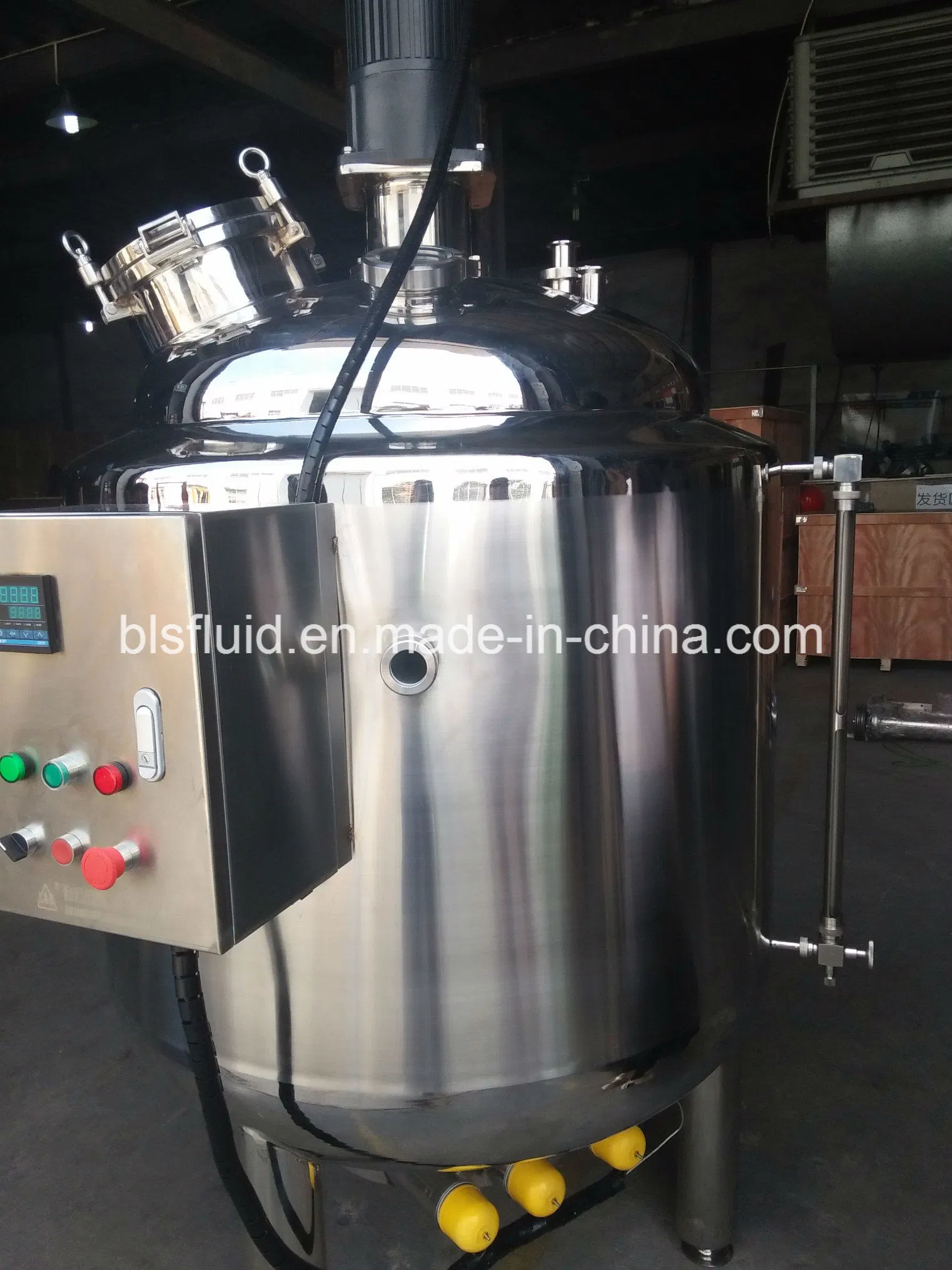 500L Electric Heater Jacket Milk/Wine Batch Pasteurizer with Agitator