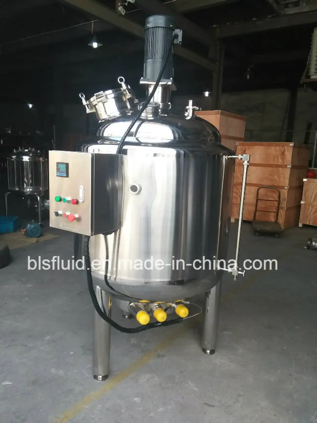 500L Electric Heater Jacket Milk/Wine Batch Pasteurizer with Agitator