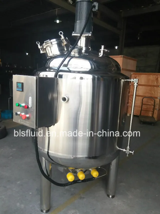 500L Electric Heater Jacket Milk/Wine Batch Pasteurizer with Agitator