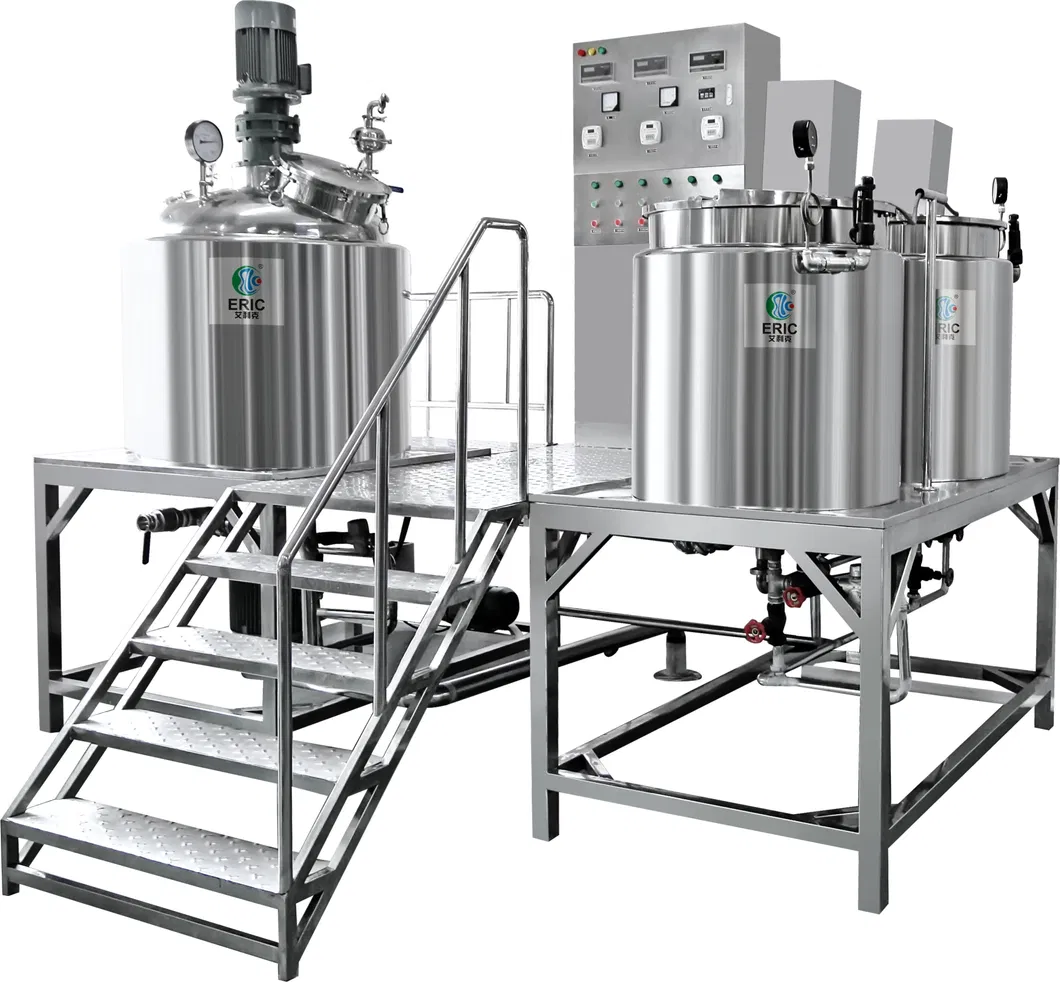 500L Vacuum Emulsifying Mixer Machine for Shampoo and Conditioner Production