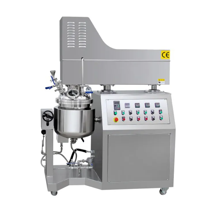 60L Bottom Homogenizer Vacuum Emulsifying Mixer Machine for Pharmacy Daily Chemistry Cosmetics Shampoo Cream