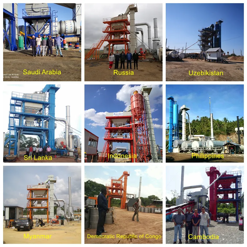 80tph Asphalt Mixing Plant Lb1000 with Mixture Lift for Sale