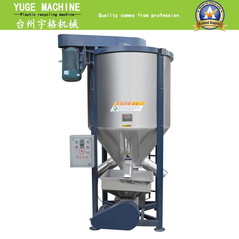 Big Plastic Granules Verticle Color Mixer with Dryer