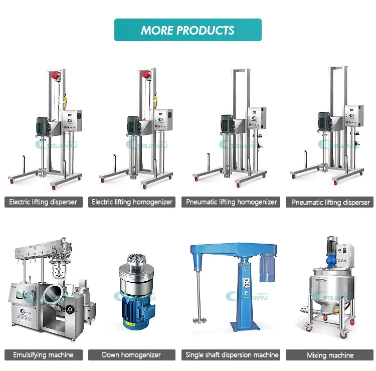 CE Approved Electric High Speed Disperser Mixer Industrial Batch High Shear High Speed Dispersion Mixer