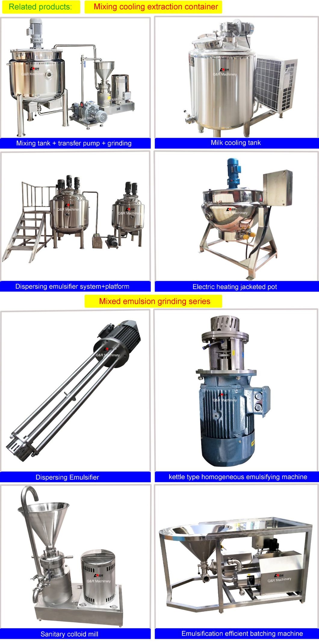 CE Certificate Brl Model SS316 Tahini Mixer Pump
