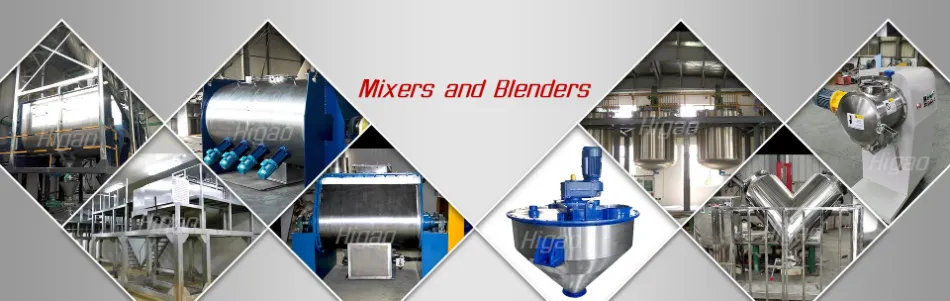 CE Standard Industrial Heavy Duty Food Pharmaceutical Chemical Horizontal Continuous Granule Powder Mixer Machine