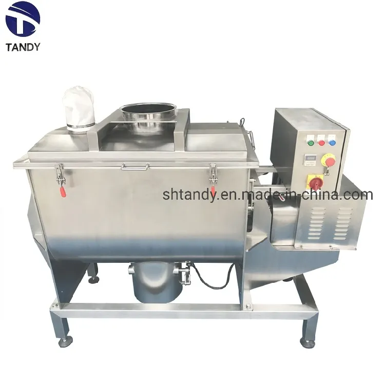 Chemical Industry Batch Dry Powder Ribbon Mixing Machine for Plastic Powder Agitator