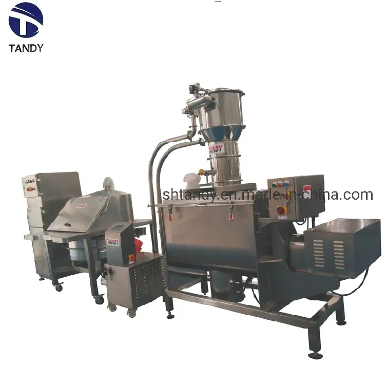 Chemical Industry Batch Dry Powder Ribbon Mixing Machine for Plastic Powder Agitator