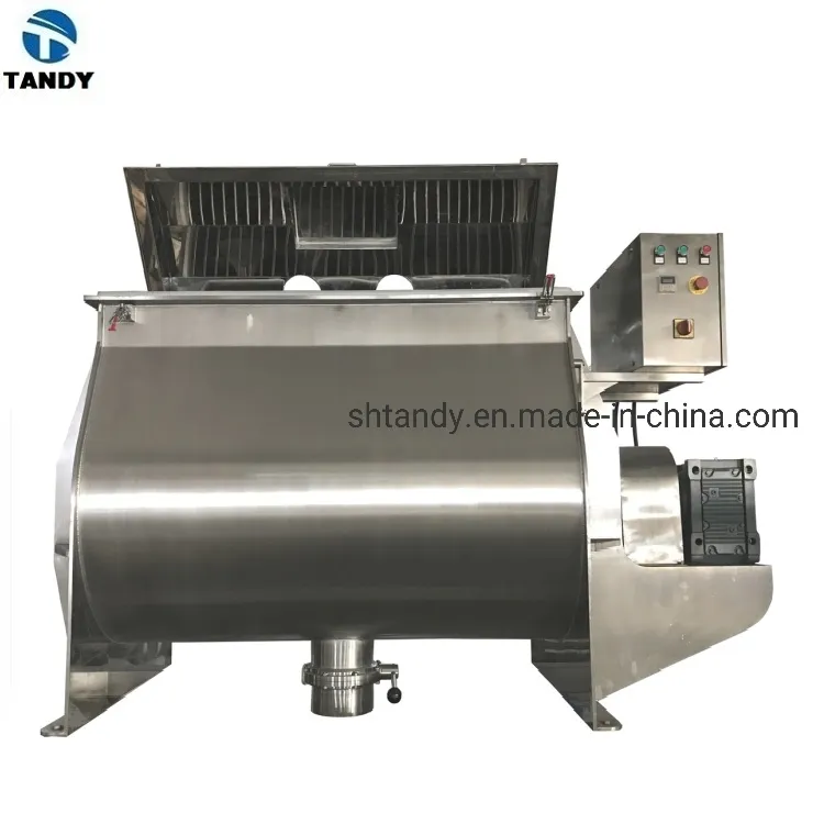 China Stainless Steel Horizontal Flour Batch Paddle Mixer/Mixing Blender