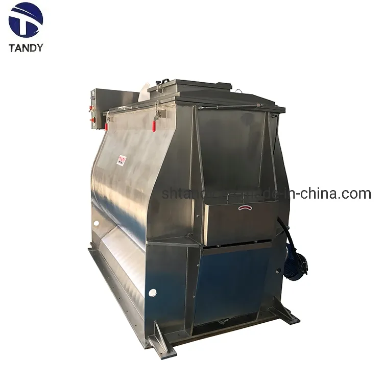 China Stainless Steel Horizontal Flour Batch Paddle Mixer/Mixing Blender