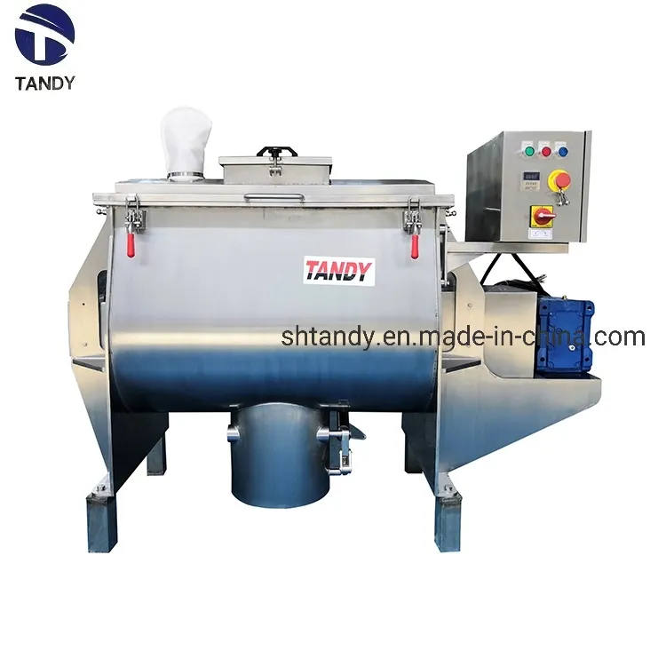 China Stainless Steel Horizontal Flour Batch Paddle Mixer/Mixing Blender