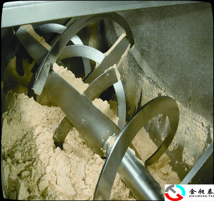 Condiment/Feed/Industrial Starch Horizontal Ribbon Mixer Powder Mixer