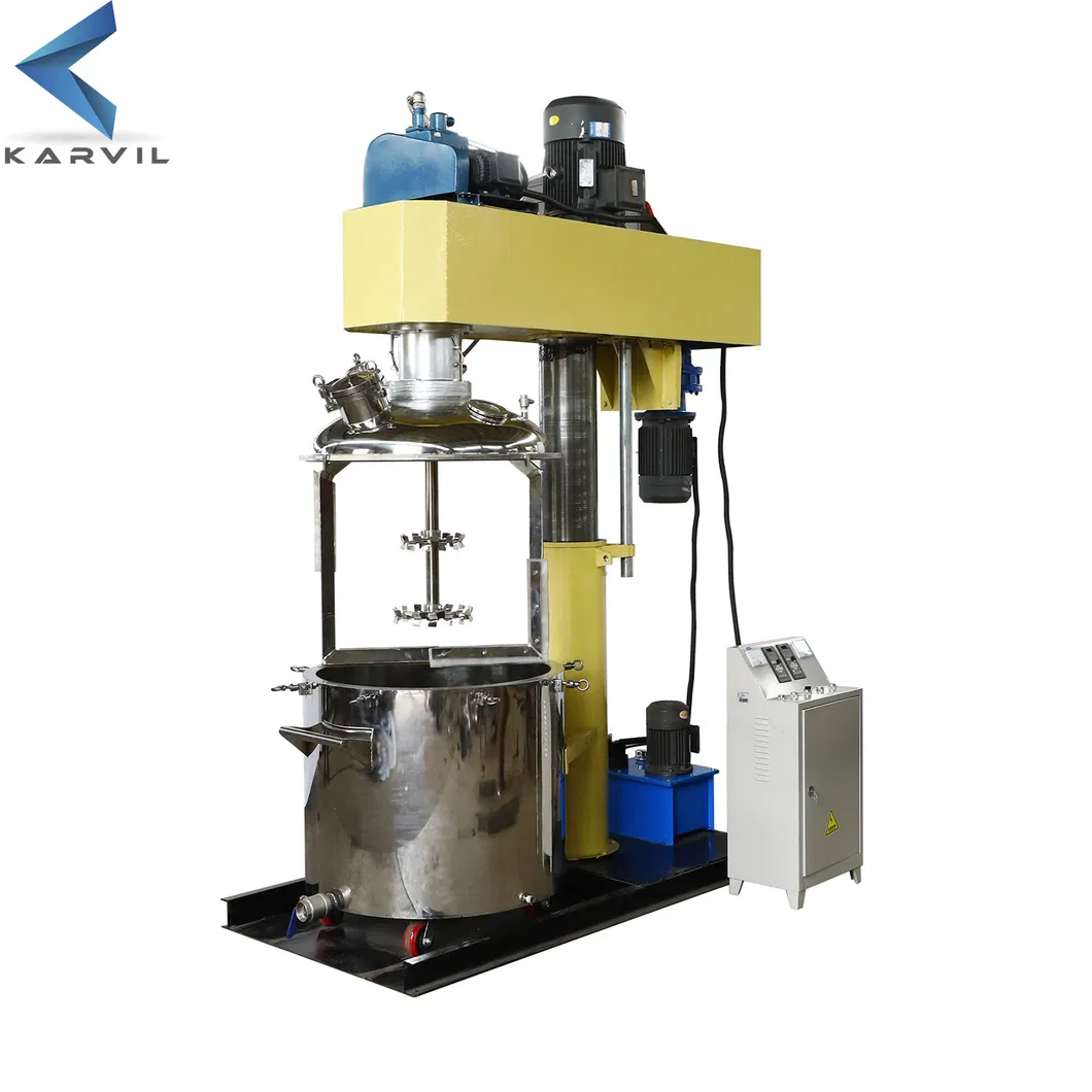 Cosmetics Cream Vacuum Homogenizer Mixer High Speed Mixing Machine