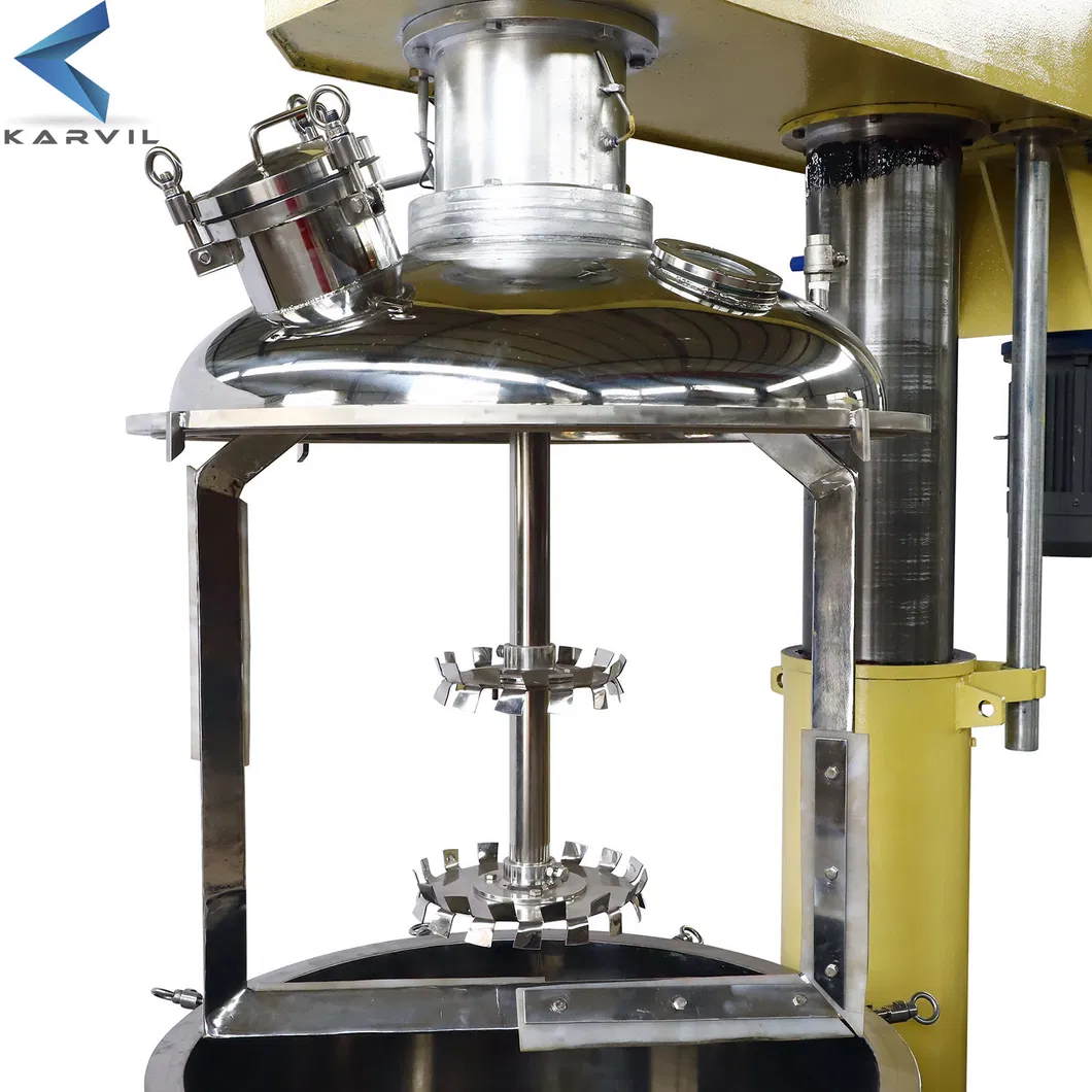 Cosmetics Cream Vacuum Homogenizer Mixer High Speed Mixing Machine