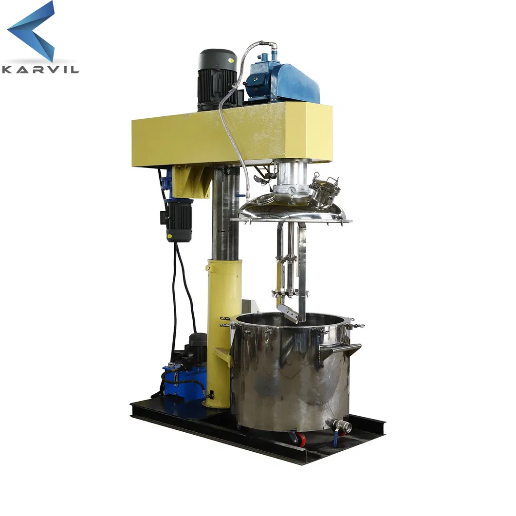 Cosmetics Cream Vacuum Homogenizer Mixer High Speed Mixing Machine