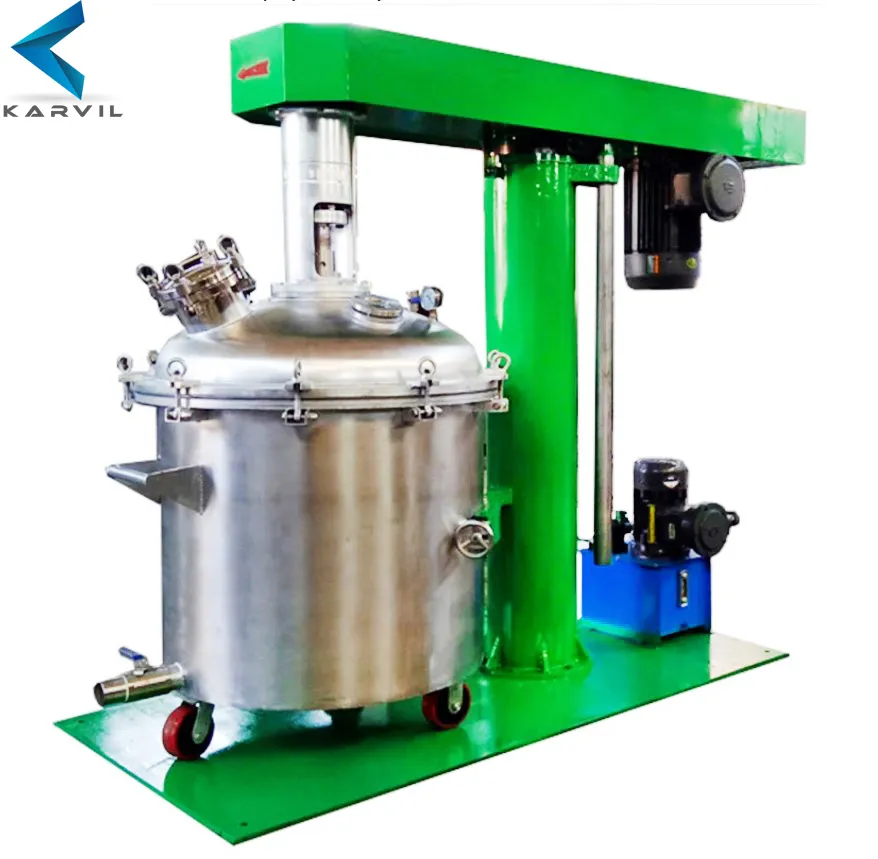 Cosmetics Cream Vacuum Homogenizer Mixer High Speed Mixing Machine