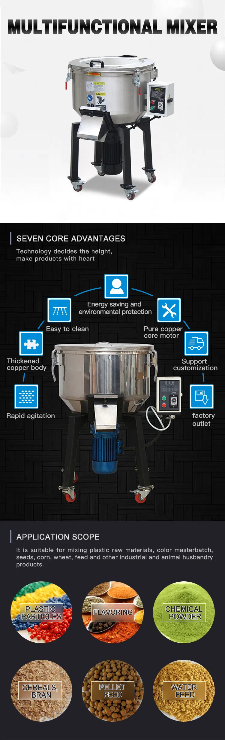Cow Feed Use Stainless Steel Vertical Tmr Mixer for Sale