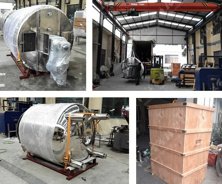 Customized 350L Stainless Steel Rotating Drum Powder Mixer Machine