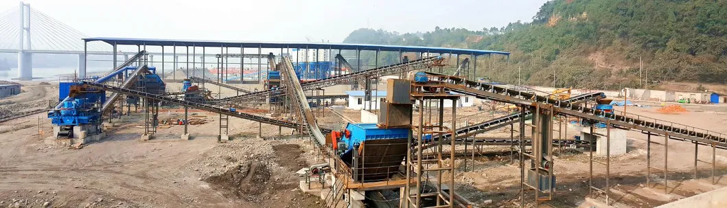 Energy Saving River Stone Crushing Plant (100 TPH)