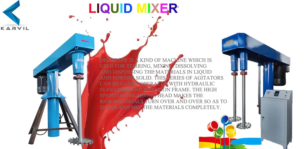 Factory Direct Sales High Speed Dispersing Mixer for Paint Coating