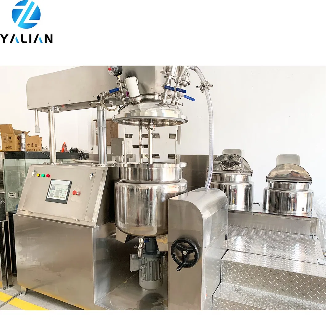 Factory Vacuum Emulsifying Mixer Homogenizer Industrial Mixing Machine Liquid Soap Comestics Honey Jelly Shower Gel Making Equipment