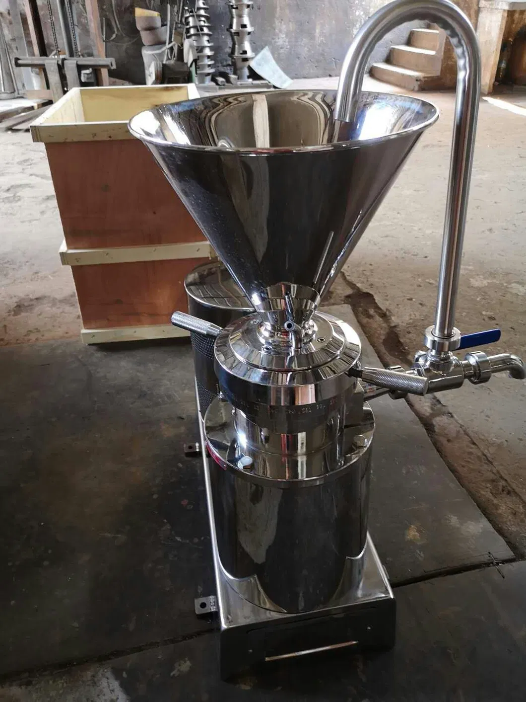 Food Grade Grease Processing Machine Emulsion Pharmaceutical Colloid Mill