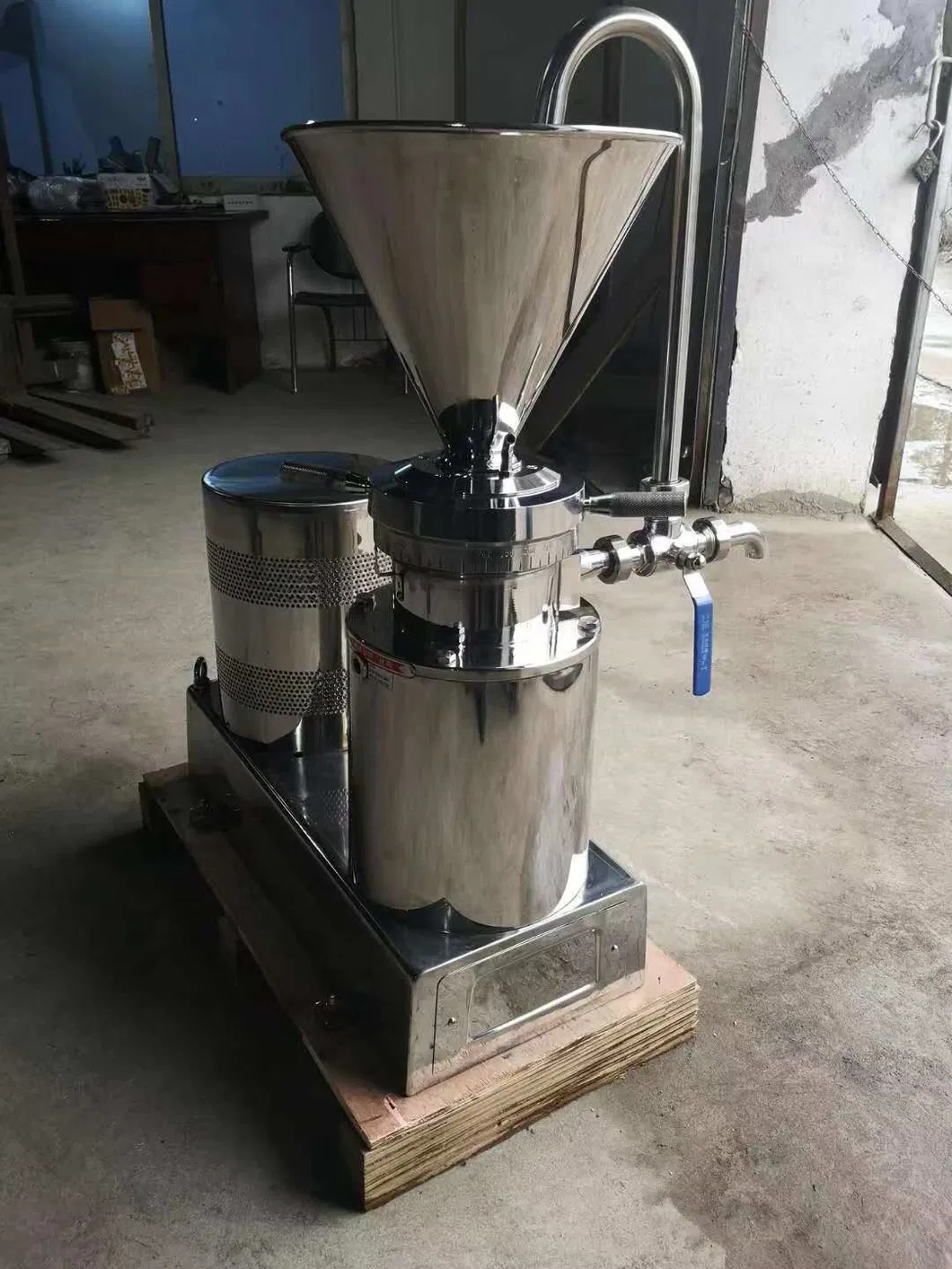 Food Grade Grease Processing Machine Emulsion Pharmaceutical Colloid Mill