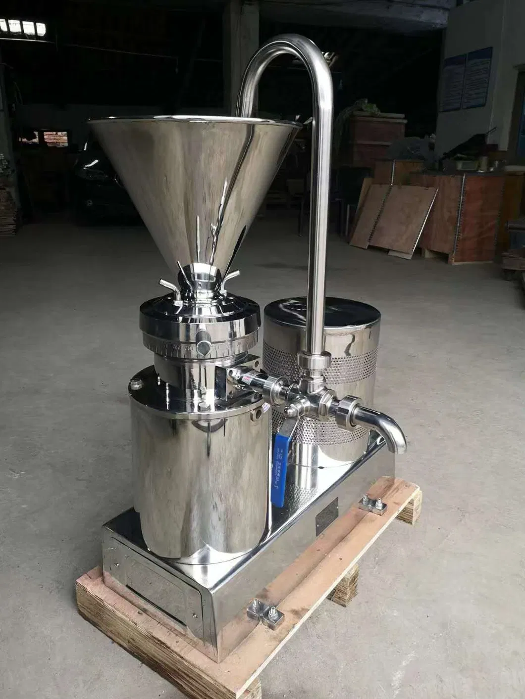 Food Grade Grease Processing Machine Emulsion Pharmaceutical Colloid Mill