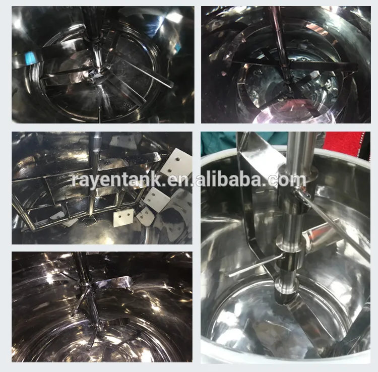 Food Grade Stainless Steel Industrial Chemical Agitation Tank Mixing Vessel