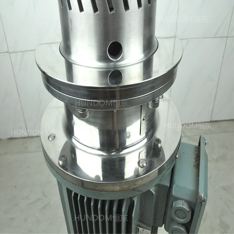 Food Grade Stainless Steel Tank Bottom Batch High Shear Mixer