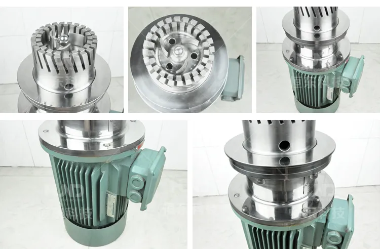 Food Grade Stainless Steel Tank Bottom Batch High Shear Mixer