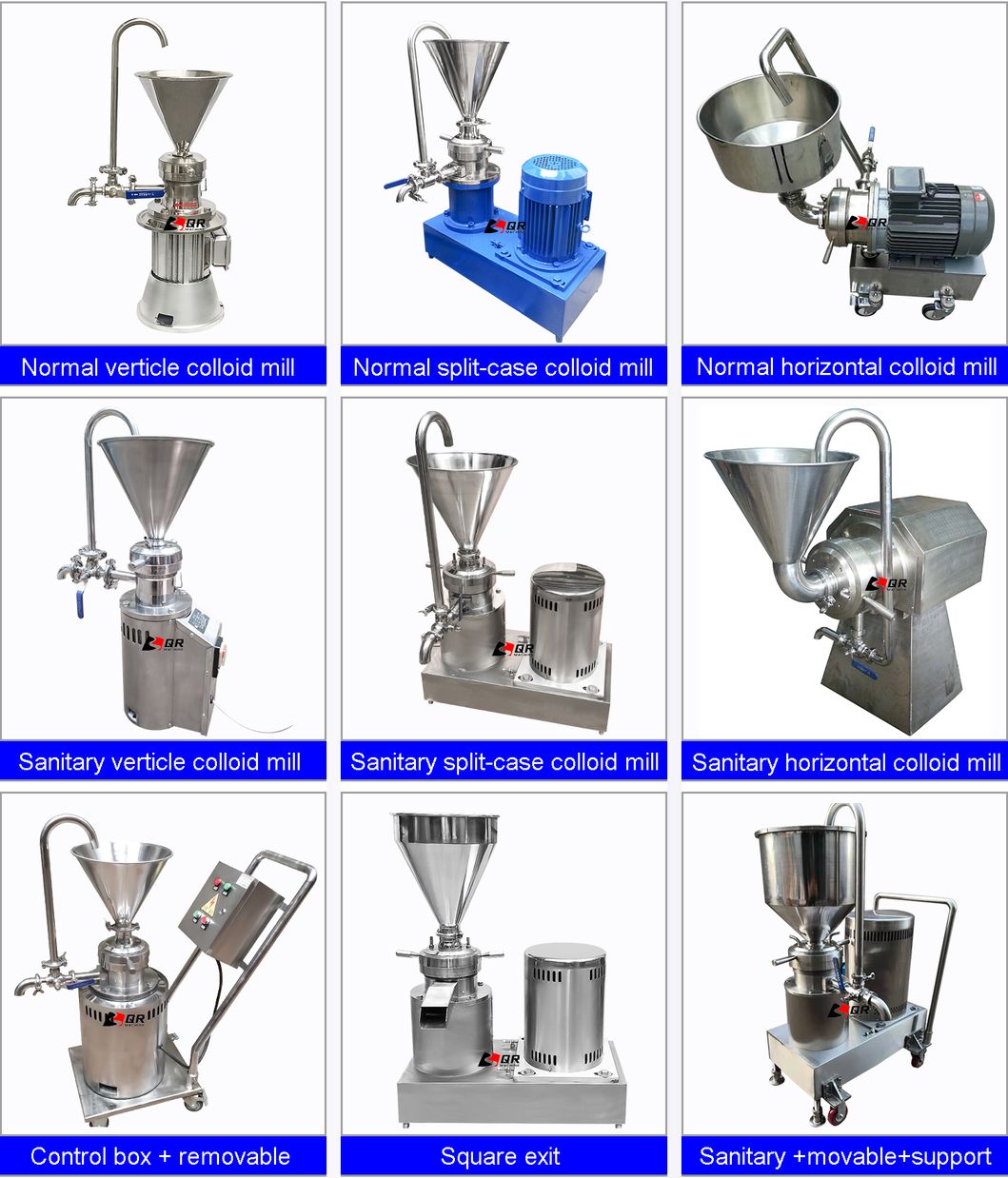 Full Automatic Commercial High Shear Red Chilli Sesame Paste Tahini Peanut Butter Chili Almond Paste Colloid Mill Maker