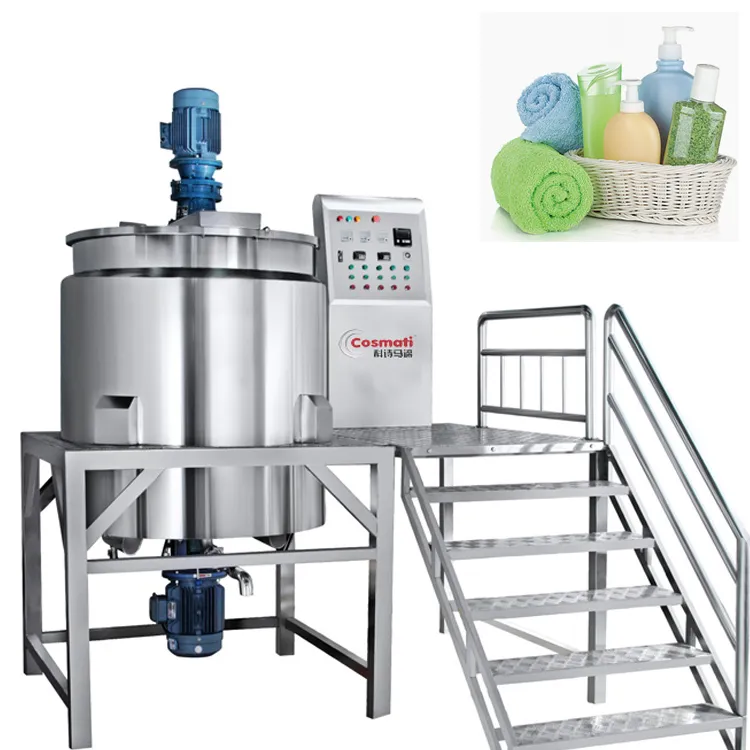 Hand Wash Liquid Soap Detergent Making Mixer Machine