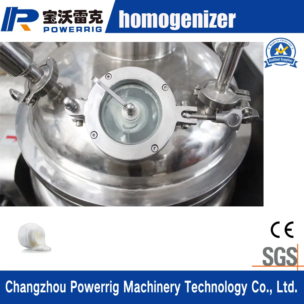 High Quality Cosmetic Cream Vacuum Homogenizer Mixer Machine