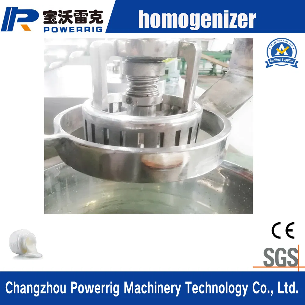 High Quality Cosmetic Cream Vacuum Homogenizer Mixer Machine