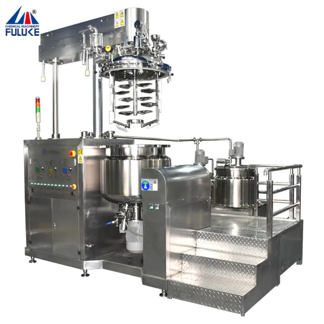 High Shear Dispersing Tooth Polishing Paste Vacuum Liquid Emulsifier Homogenizer Mixer