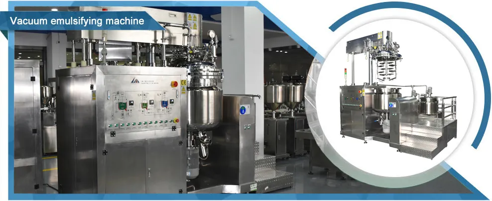 High Shear Dispersing Tooth Polishing Paste Vacuum Liquid Emulsifier Homogenizer Mixer